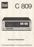 Dual C-809-Service-Manual